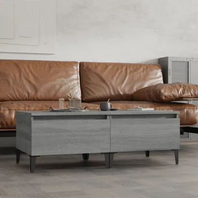Produktbild von The Living Store Beistelltische 2 Stk. Grau Sonoma 50x46x35 cm Holzwerkstoff
