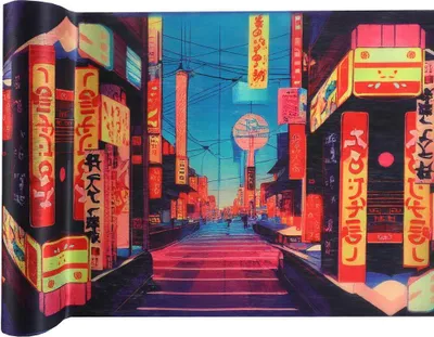 Produktbild von Manga Anime Party Tischläufer 5 m x 28 cm