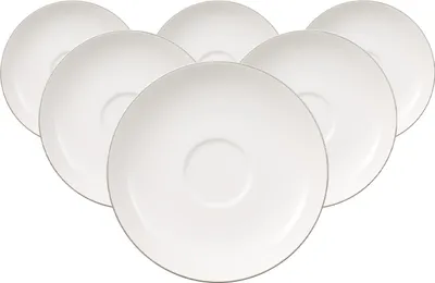 Produktbild von Villeroy & Boch Anmut Platinum No.1 Untertasse ø 15 cm 6er Set