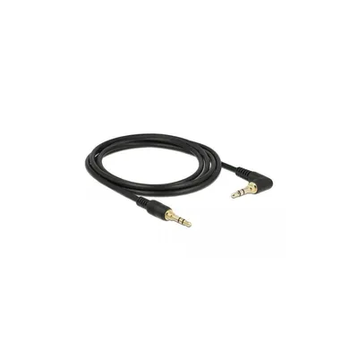 Immagine prodotto di Delock Klinkenkabel 3,5 mm 3 Pin Stecker > Stecker gewinkelt 2 m schwarz