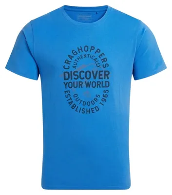 Produktbild von Craghoppers - "Lucent II" T-Shirt für Herren, kurzärmlig CG2382 (XXL) (Himmelsblau)