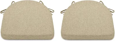 Produktbild von Omgoods – Set aus 2 waschbaren Sitzkissen mit rutschfester Unterseite für Stühle