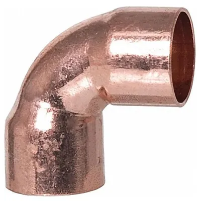 Obrázek produktu pro Měděné pájecí koleno 90° I/I - typ 5090, DVGW - 35 mm