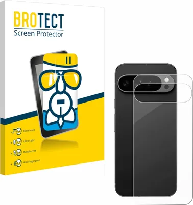 Produktbild von BROTECT Schutzglas für Google Pixel 9 Pro XL (Rückseite) Schutzfolie Panzer Folie Glas Display Schutz klar