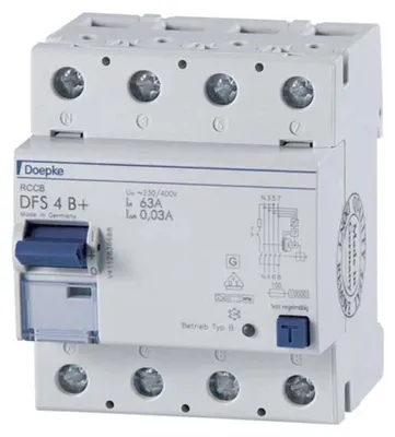 Zdjęcie produktu dla Doepke RCD DFS4 040-4/0.03-B+