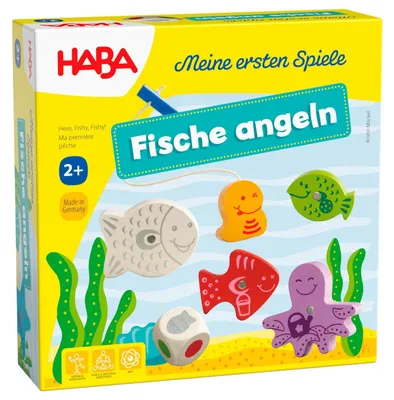 Productafbeelding van Vissen. Mijn eerste spelletjes. Houten visspelletje, geschikt voor kinderen vanaf 2 jaar