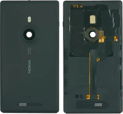 Produktbild von Original Nokia Lumia 925 Akkudeckel Back Cover Rück Gehäuse, schwarz black