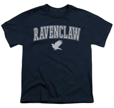 Image de T-shirt "Ravenclaw" pour enfants, en coton ring-spun, référence TV36957 (taille 152-158), couleur marine