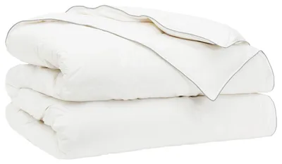 Image de Couverture de lit FULDA, 240 x 260 cm, pour toutes saisons, 310 GSM, blanche