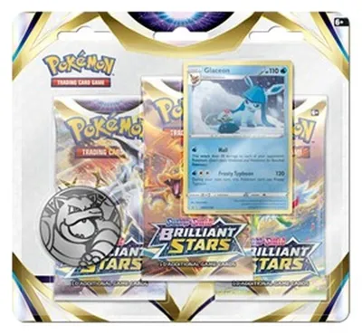 Imagen del producto de Pokemon Brillo Estelar: Set de 3 cartas de Glaceon