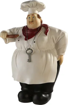 Produktbild von GILDE Spardose Luigi-der Koch, abschließbar, handbemalt H. 31 cm,59149