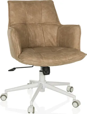 Produktbild von hjh LIVING Home Office Bürostuhl SOLAO LIFE W Schreibtischstuhl mit Armlehnen Stoff Drehstuhl