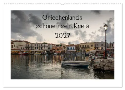 Produktbild von Griechenlands schöne Inseln, Kreta (Wandkalender 2027 DIN A2 quer), CALVENDO Monatskalender