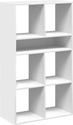 Obrázek produktu pro vidaXL Knihovna bílá 66x31x112 cm Materiál na bázi dřeva
