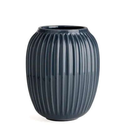 Produktbild von Kähler Hammershøi Vase H21 cm anthrazit grau (15381)