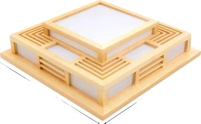 Obrázek produktu pro Stropní svítidlo, japonský styl, dálkové ovládání, BÍLÁ