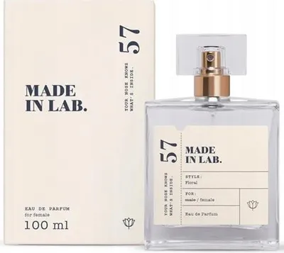 A perfume bottle and its box are displayed against a white background.