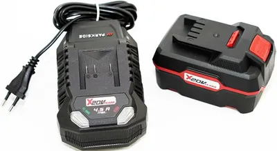 Produktbild von PARKSIDE® 1x akumulator 20V 4Ah Pap 20 B3 + 1x ładowarka 20V 4,5A PLG 20 C3 - Parkside Bundle Set Zestaw akumulatorów X20V Team