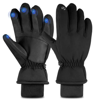 Produktbild von Thermohandschuhe für kaltes Wetter mit Fleece-Futter