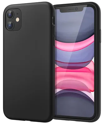 Productafbeelding van JETech siliconen hoesje voor iPhone 11, zwart