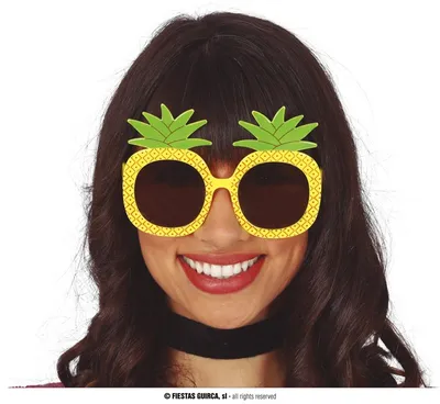 Produktbild von Partybrille "Ananas" | Hawaii Kostüm