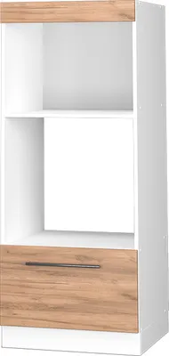 Produktbild von Mikrowellenschrank Vicco Fame-Line Goldkraft Eiche 60 cm offen, Model 38424