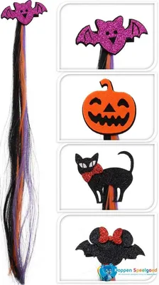 Productafbeelding van Halloween Hairextensions 4Ass Kerst Nampook