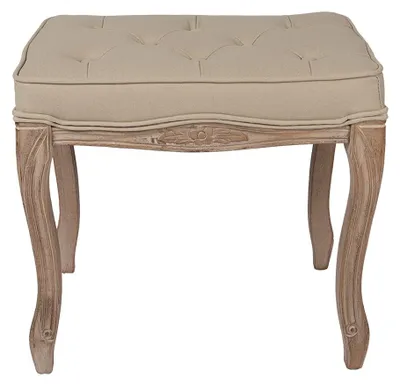 Produktbild von Clayre & Eef Schemel 50x36x47 cm Braun Beige Holz