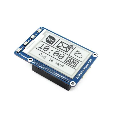 Immagine prodotto di 2.7 Display ePaper 264×176 HAT per Raspberry Pi