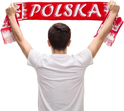 Zdjęcie produktu dla szalik kibica POLSKA 130cm | SKPOL-YH