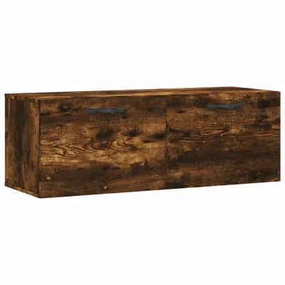Produktbild von vidaXL Wandschrank Räuchereiche 100x36,5x35 cm Holzwerkstoff