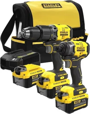 Zdjęcie produktu dla Stanley Zestaw V20 Sfmck461D2S (Sfmcd715 + Sfmcf810B) 2X2,0Ah Torba