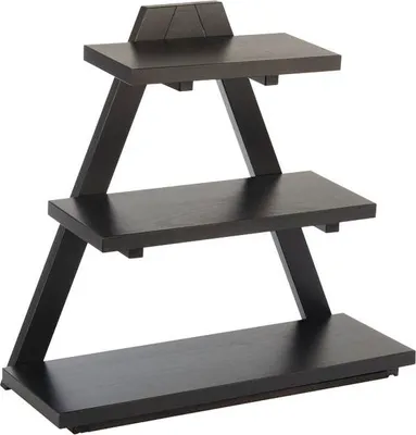 Produktbild von APS Triangle Buffetgestell, Wenge, Höhe: 550 mm, Länge: 530 mm, Breite: 210 mm