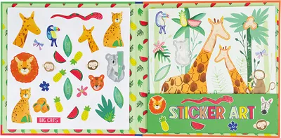 Image de Livre d'autocollants « La jungle »