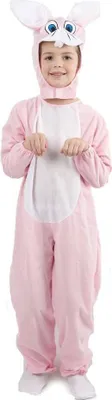 Immagine prodotto di Costume da coniglietto rosa per bambini L 9-10 anni (129-140 cm)