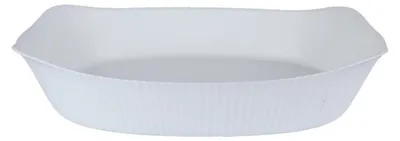 Image de Luminarc plat rectangulaire en opal blanc 34 x 25 x 7 cm