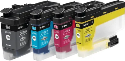 Immagine prodotto di Brother LC426 - confezione da 4 pezzi - nero, giallo, ciano, magenta