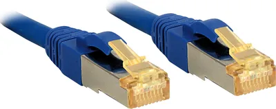 Imagen del producto de Lindy 47282 Patchkabel 7.50m RJ45 S/FTP LSOH, mit Cat7 Rohkabel, blau