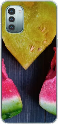 Produktbild von König Design Hülle kompatibel mit Nokia G11 Kunststoff Soft Handyhülle - Handy Case Wassermelone
