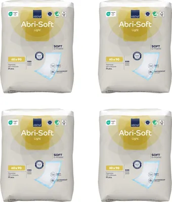 Produktbild von Abri Soft - Bettschutzeinlagen - Light - 4x 25 Stück