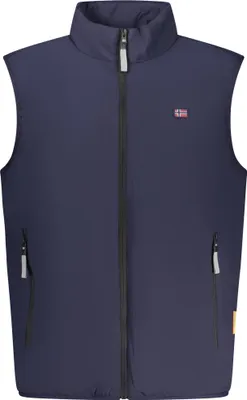 Produktbild von Herren Ärmellose Weste Blau mit Fleece – Stylisch & Praktisch