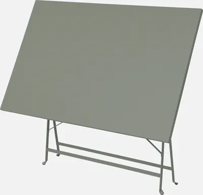 Produktbild von sweeek - Klappbarer Bistro-Gartentisch aus Stahl mit 4 Stühlen - Khaki
