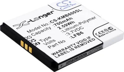 Produktbild von TECHTEK Akku Kompatibel mit [KAZAM] Life B6 Ersetzt LFB6, für LFB6-VKVBG013292