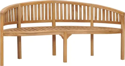 Produktbild von Bananenbank 180 cm Massivholz Teak