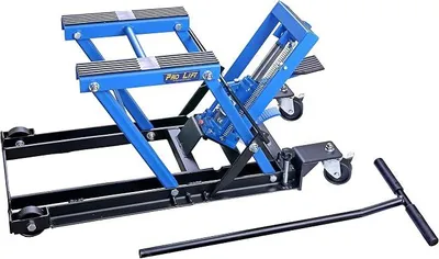 Produktbild von Motorrad-Heber Montageständer Lift 680 kg Motorradbühne Hebebühne Arbeitsbühne Motorrad-Lift parallel