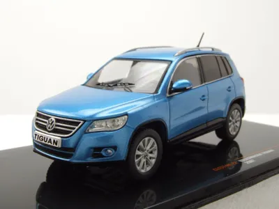 Immagine prodotto di Volkswagen Tiguan (2007) IXO blu metallizzato 1:43