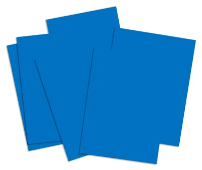 Imagen del producto de Papel cartulina, 220 g/m², formato A4, 25 hojas, color azul, para manualidades