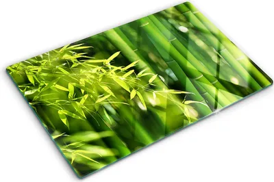 Imagen del producto de Cubierta para placa de cocina – Cubierta para placa de inducción – Placa de protección de vidrio – 80x52 cm – Placas de protección de vidrio para cocina – Vidrio templado – Bambú
