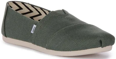 Produktbild von Toms Alpargata Frauen Erbe Le wand Schlupf Auf Turnschuhe Olive Grün – 7,5 Großbritannien - 41 EU - 9,5 US / Olivgrün