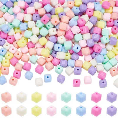 Productafbeelding van 300 Stuks 8mm Pastel Acryl Kralen voor Sieraden